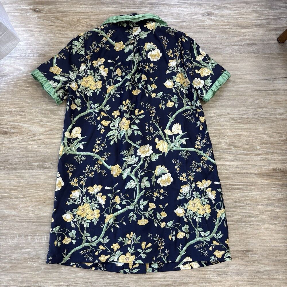 Tuckernuck Dress Womens Size XS Mini Short Sleeve Night Bloom Twiggy Chic - Picture 8 of 8
